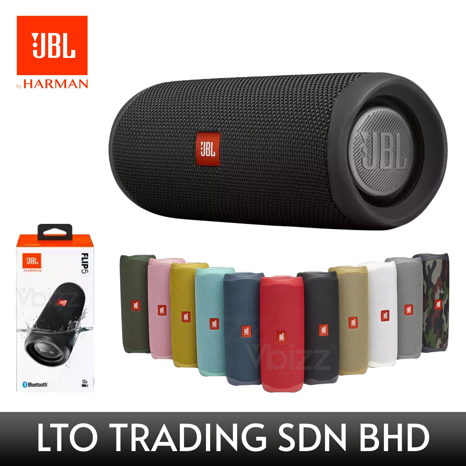JBL FLIP 5 Wireless Bluetooth Portable Waterproof Speaker – PA MALAYSIA - Design and Build with Public Address System