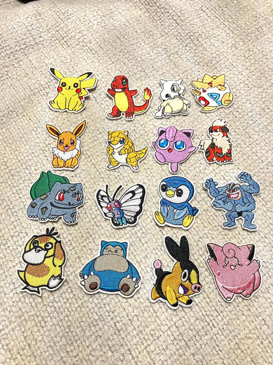 Pokemon Embroidered Patches 