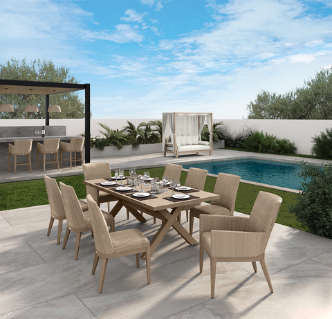 Siena Outdoor Cushionless Dining By Ebel available at Davis Porch and Patio Weatherford Texas