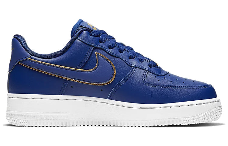 Nike Womens Air Force 1 Low 'Blue Gold Swoosh' AO2132-401 – TELATAPA