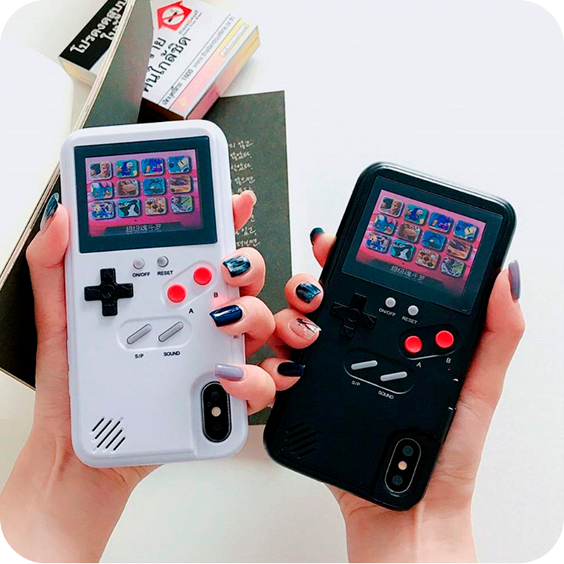 Capa de Iphone RetroCase™  Mais de 30 Jogos Nostálgicos + Brinde