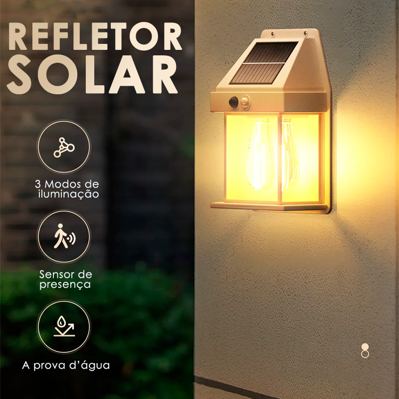 Refletor Solar Ecosun com Detector de Movimentos (Compre 1 Leve 2)