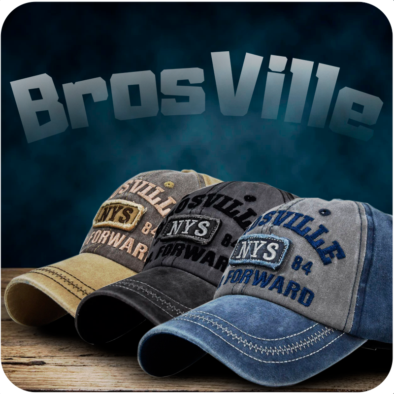 Boné de Aba Curva Retro Trucker - BrosVille