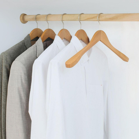 Natural Solid Wood Clothes Hanger Protect Your Clothes