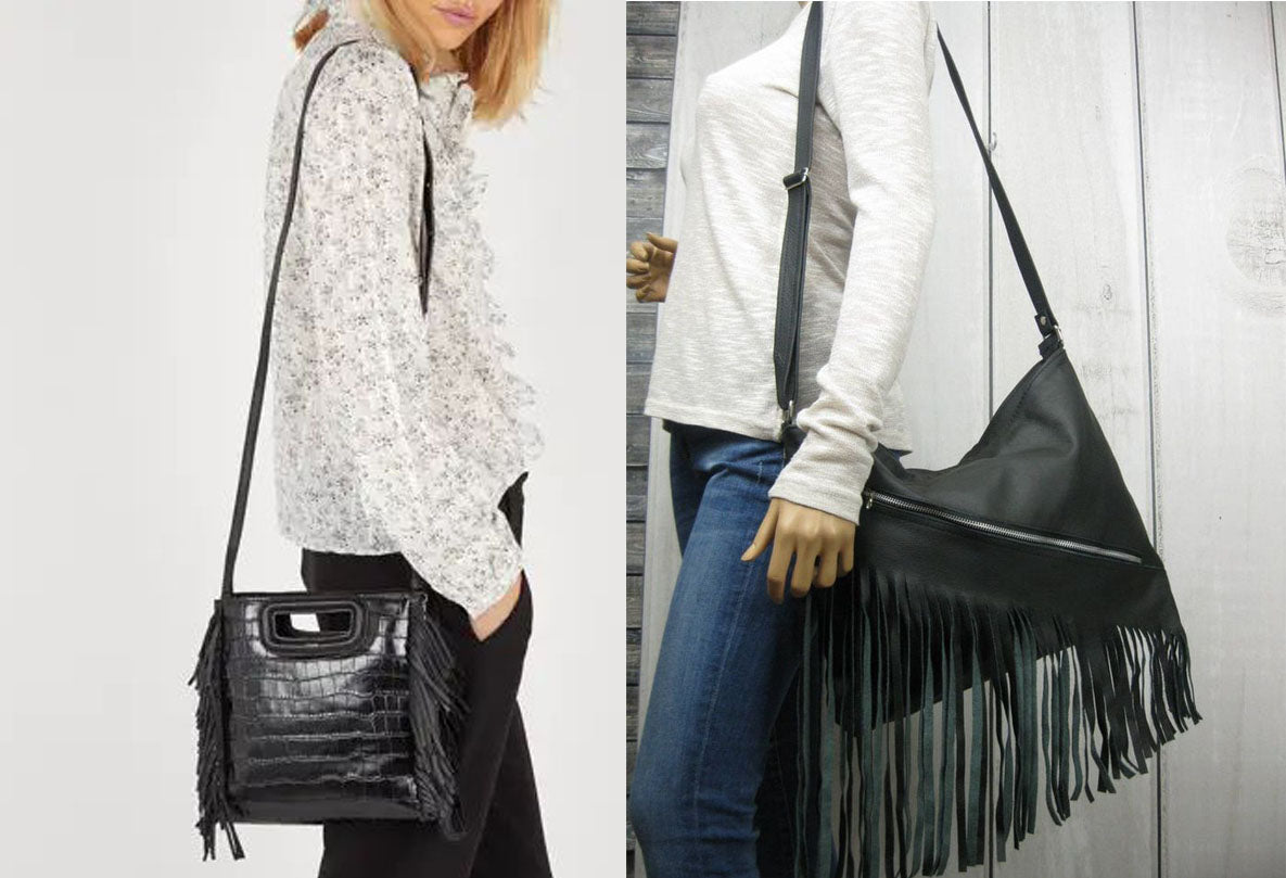 sac a banfouliere a franges 