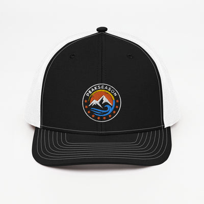 Down Range Trucker hat (Black w/Black Circle Logo (Sm - All Seasons Sports