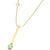 The Stick and Sea Green Stone Necklace - Praavy