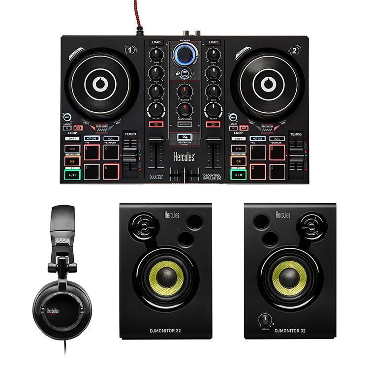 Hercules Inpulse 200 DJ Equipment Package – THEDJWAREHOUSE