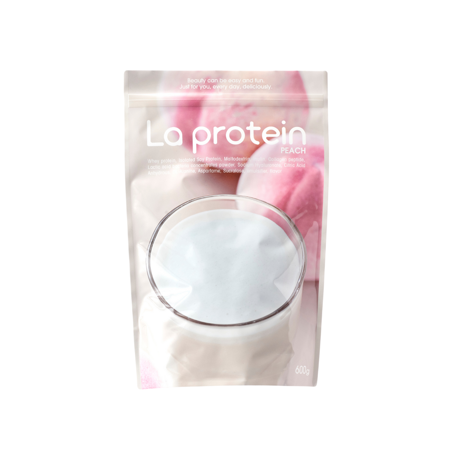 La Protein 女性用 プロテイン ピーチ600g 健康用品 | main.chu.jp