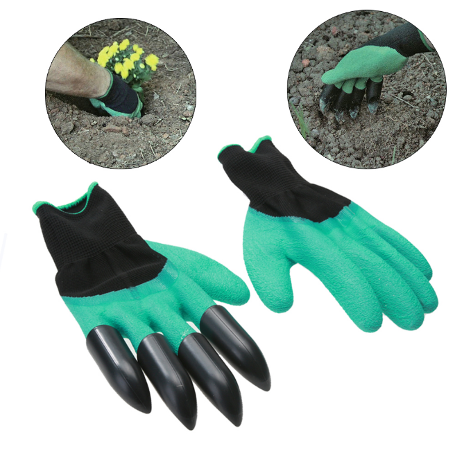 Garden Genie Gloves with Claws on Right Hand - Maserlin