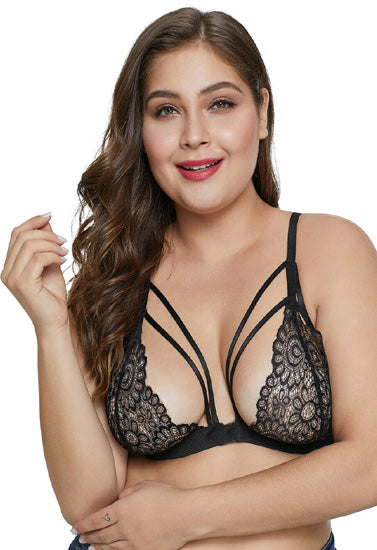French Style Sexy Lace Wireless Bralette, Snazzyway