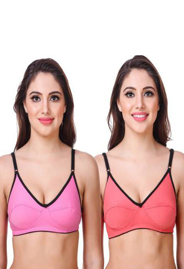 Comfy Cotton Daily Wear Bra( PK of 3) freeshipping - French Daina