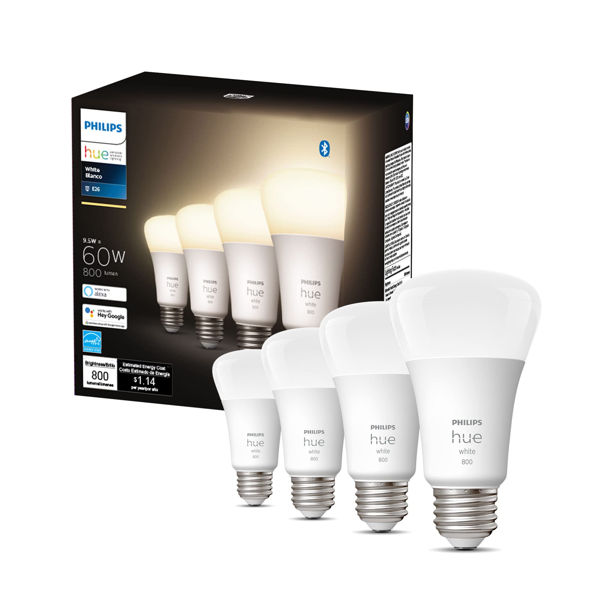 philips hue light bulb lumens