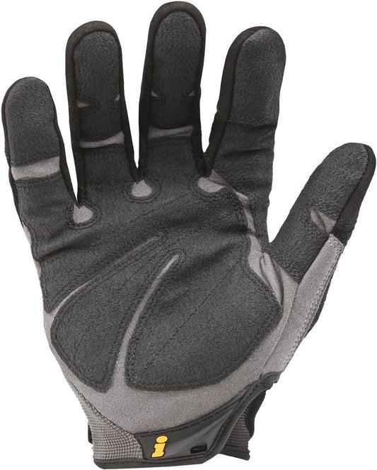 Ironclad General Utility Work Gloves GUG, All-Purpose, Performance Fit,  Durable, Machine Washable, (1 Pair) Black