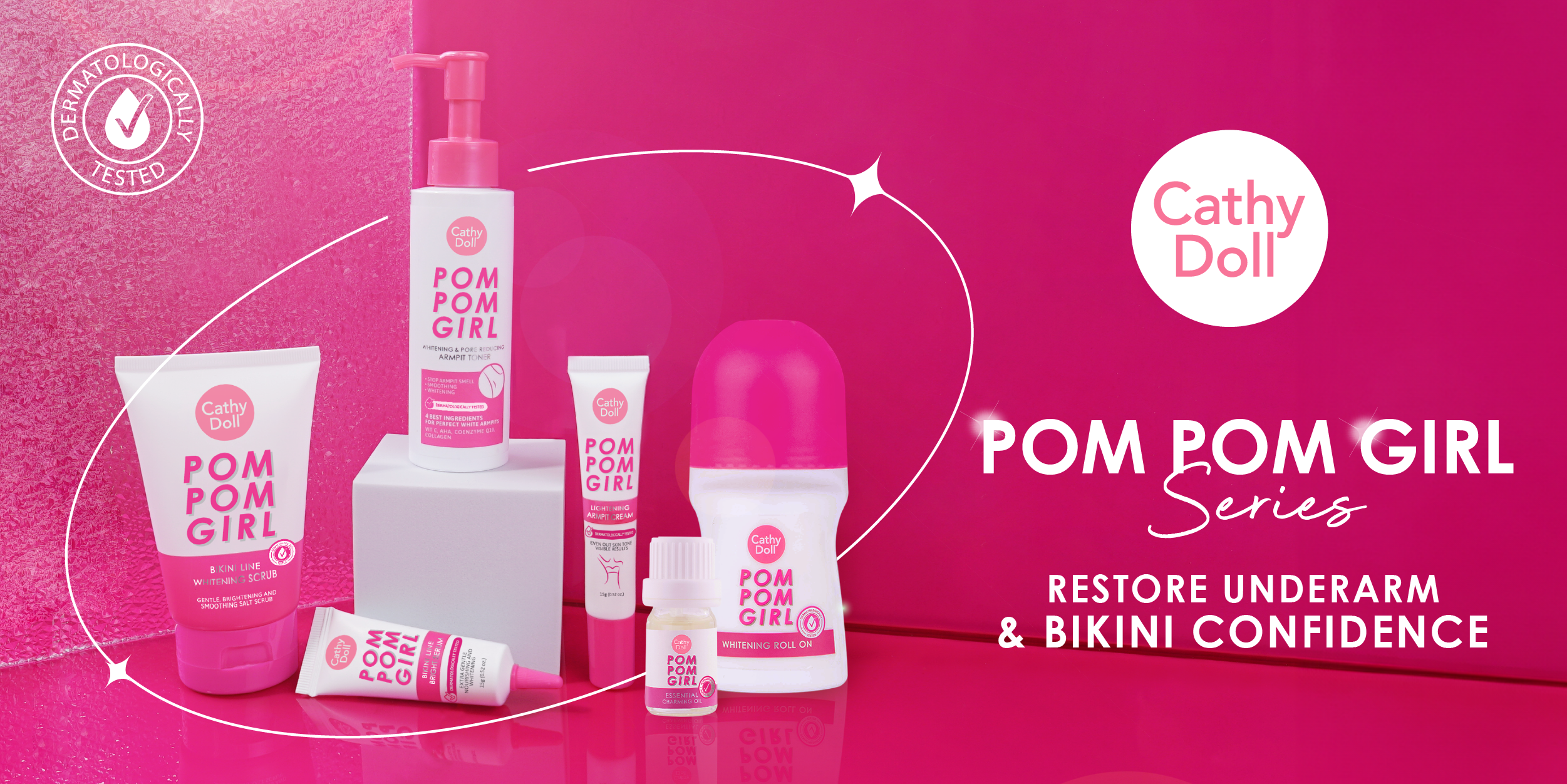 Lg-importations Pompons Pom-pom girl Rouge