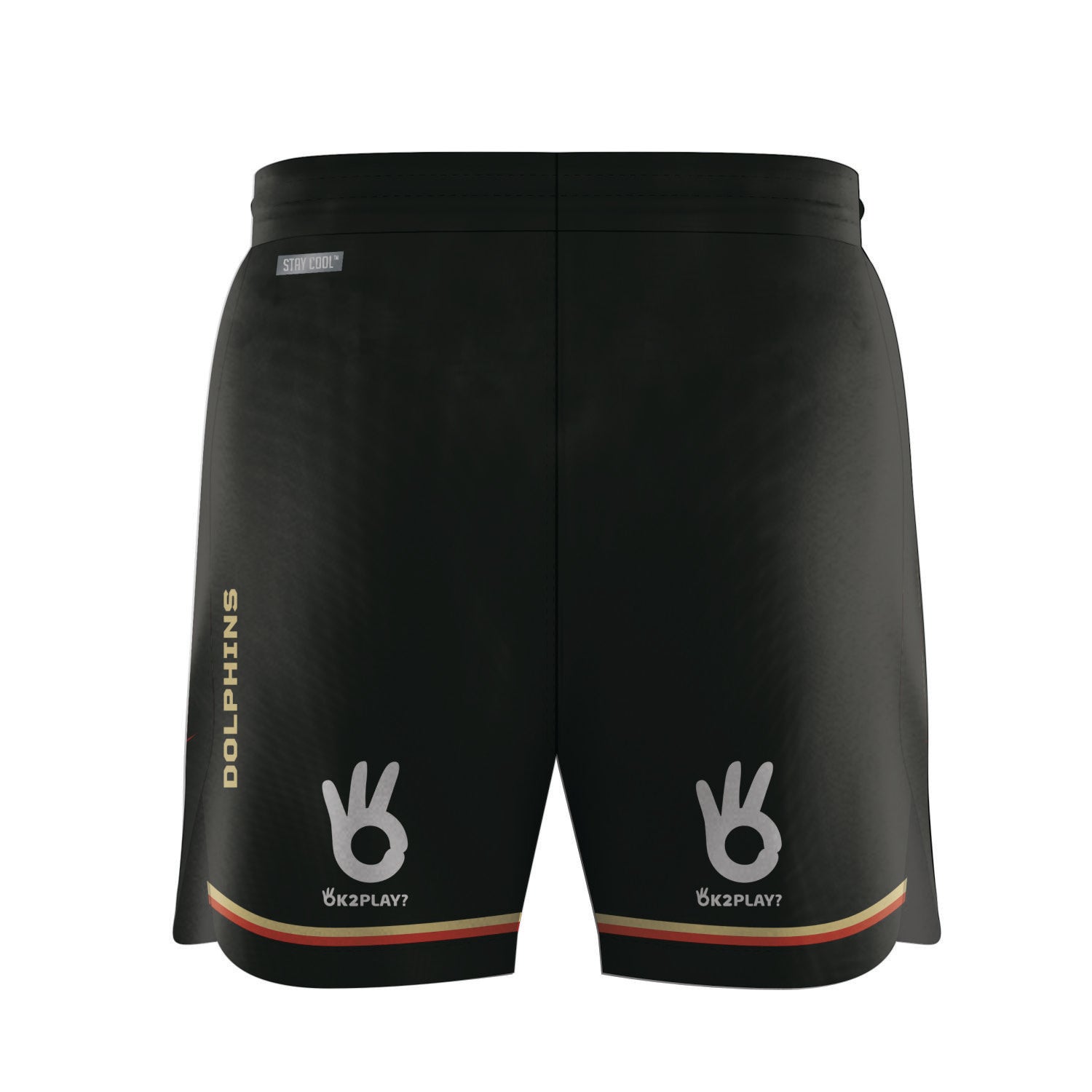2024 DOLPHINS MENS TRAINING SHORTS CHARC - DOLPHINS TEAM STORE