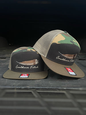 Turkey Feather 7 Panel Hat