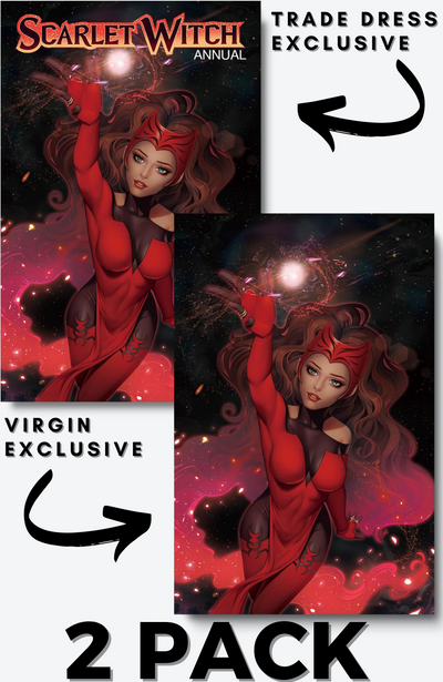 SCARLET WITCH #4 UNKNOWN COMICS DAVID NAKAYAMA EXCLUSIVE FOIL VIRGIN COLOR  BLEED VAR (04/05/2023)