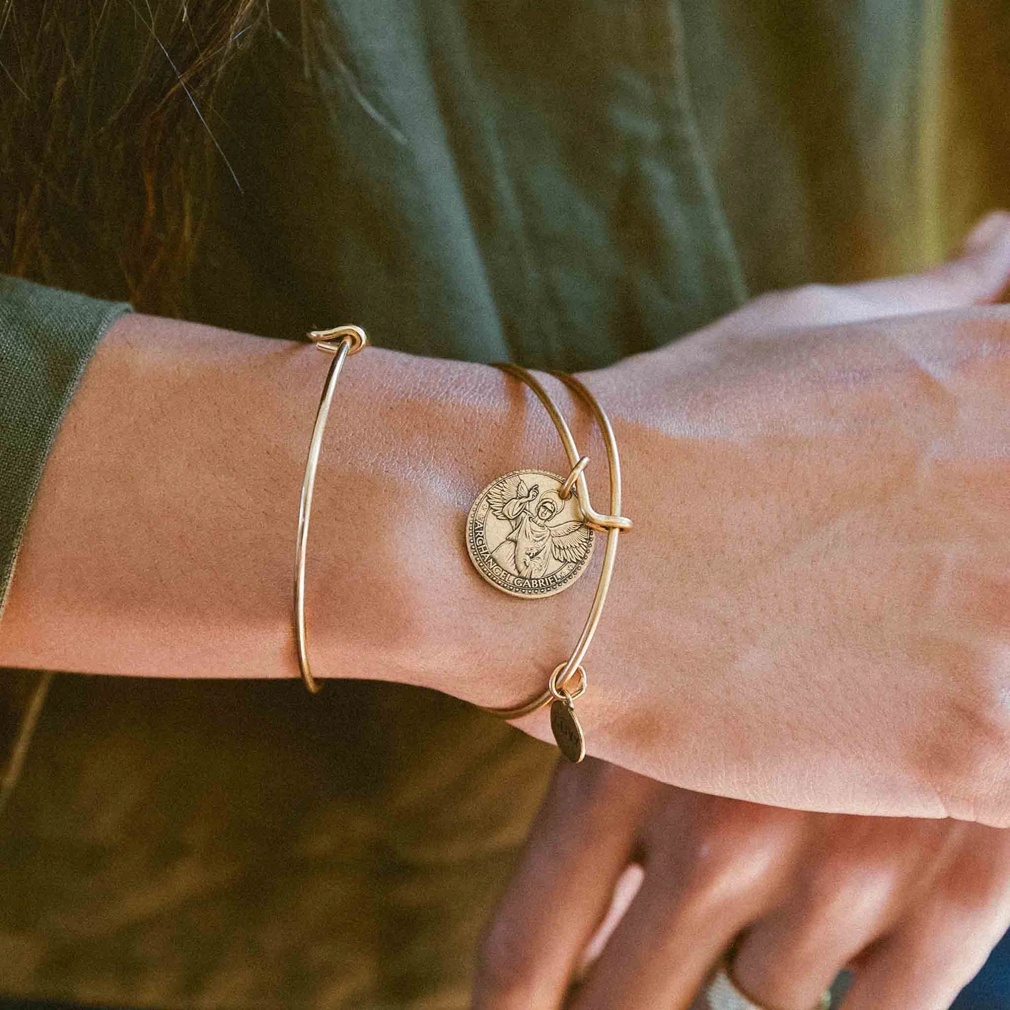 Mother Mary + Archangel Gabriel Guidance Bangle