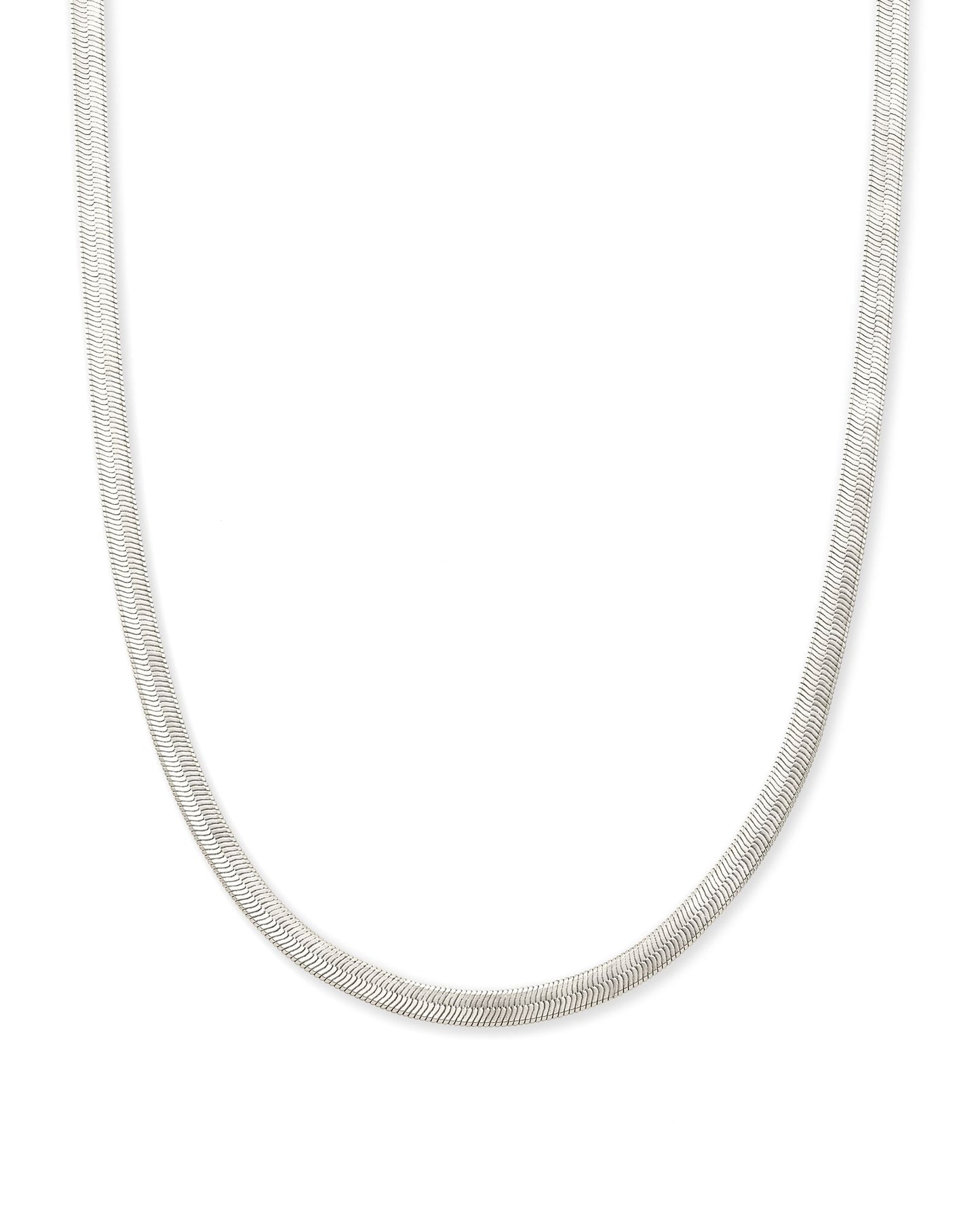Kassie Chain Necklace In Silver