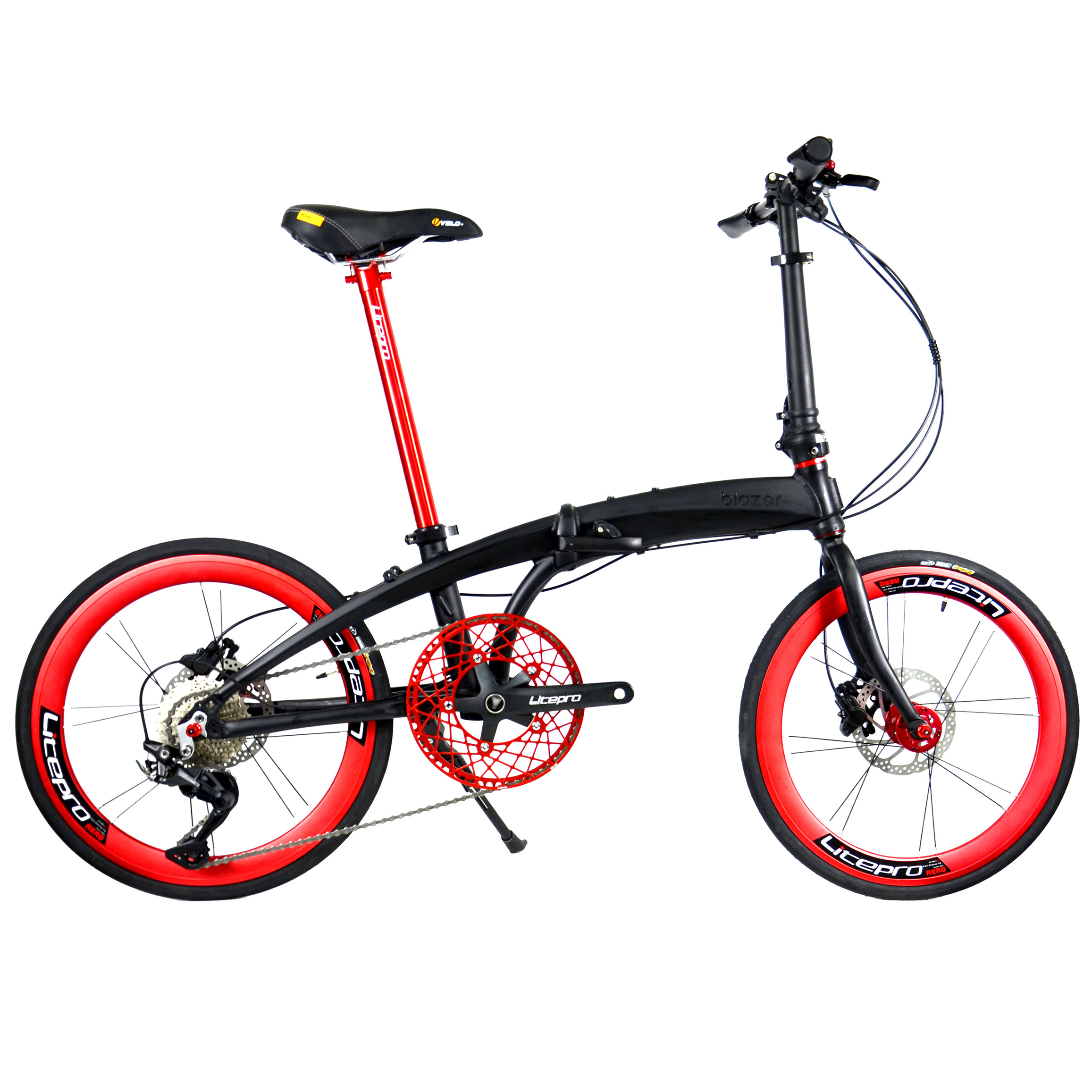 shimano deore folding bike