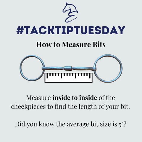 How to measure horse bits Tack Tip Tuesday