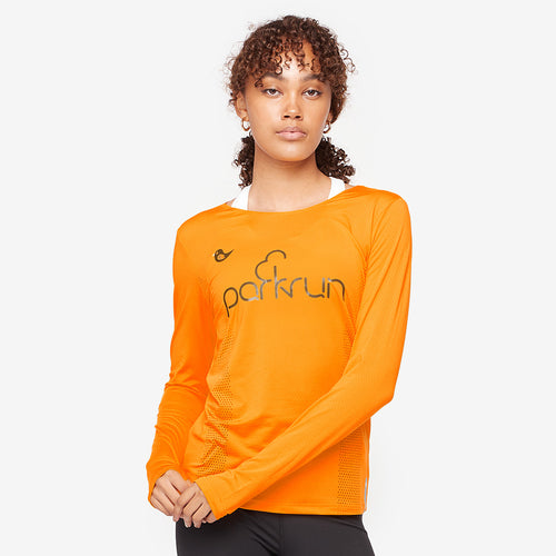 parkrun Longsleeve T-Shirt - Apricot - Shop parkrun