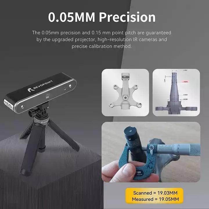 Revopoint POP 2 Premium high-precision 0.05mm handheld 3D laser scanne