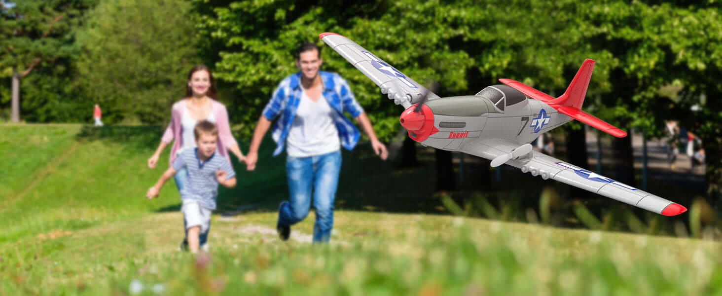 Mustang P51D 2CH Beginner RC Airplane | VOLANTEXRC | KIDS TOY LOVER