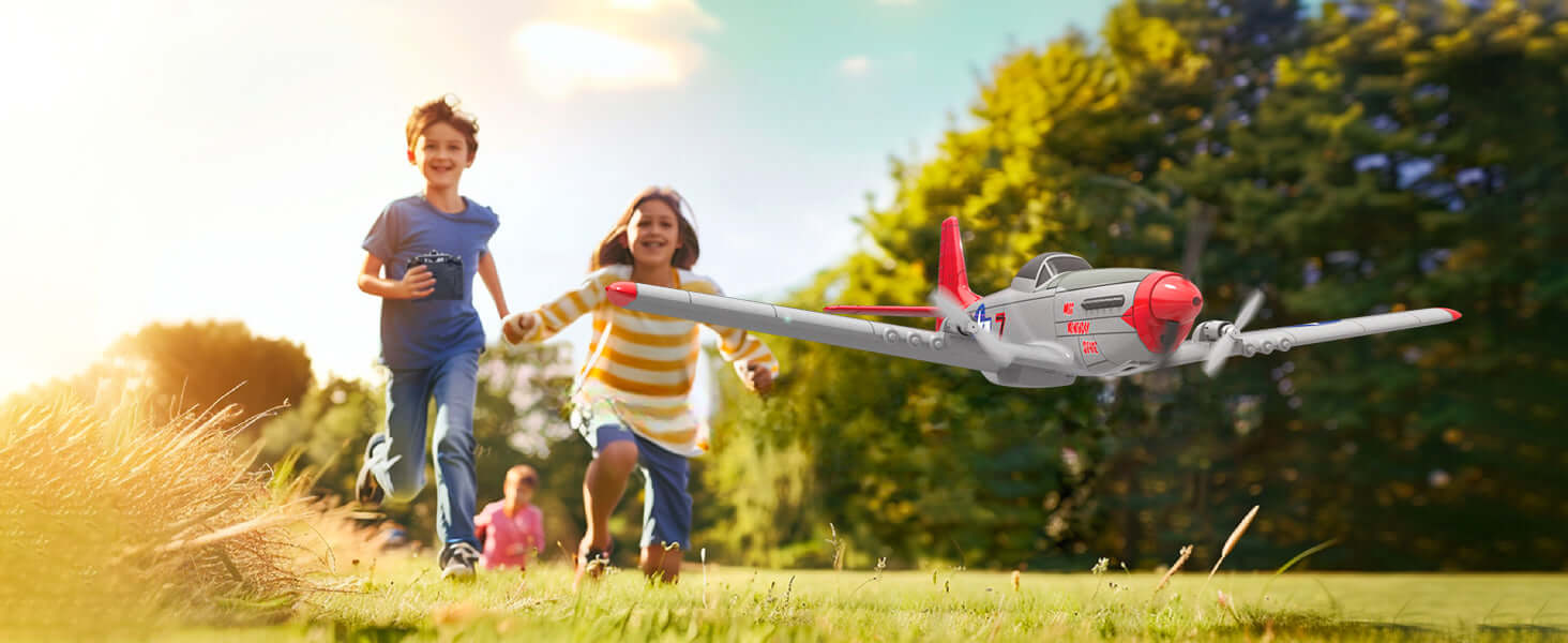 Mustang P51D 2CH Beginner RC Airplane | VOLANTEXRC | KIDS TOY LOVER