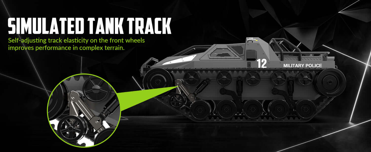 1:12 Scale High Speed All Terrain RC Tank | KIDS TOY LOVER