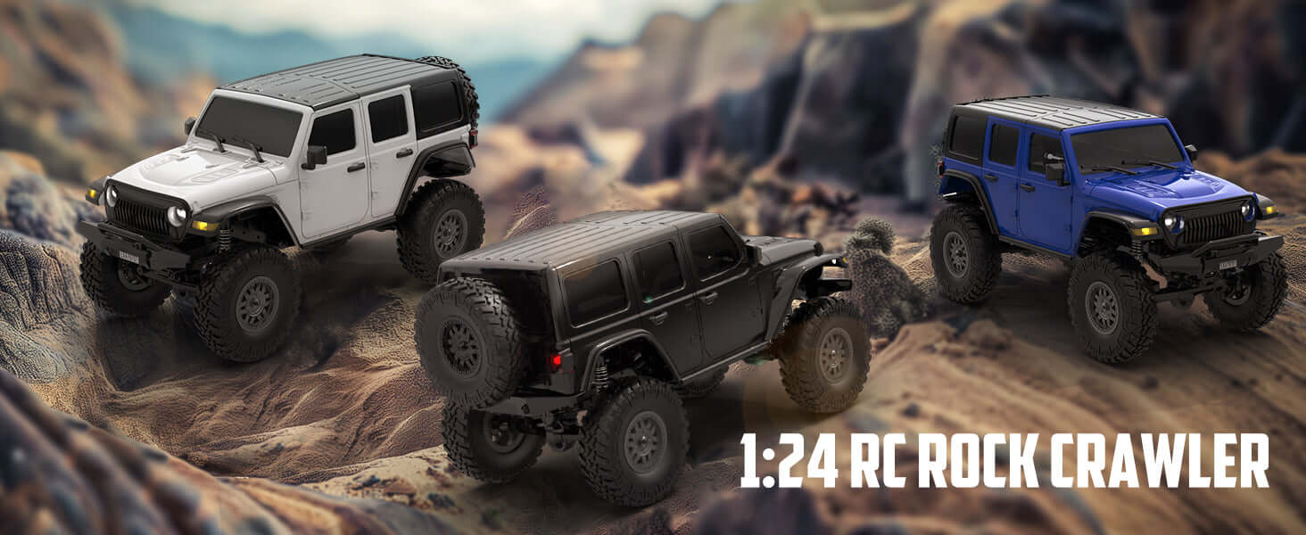 RACENT RCS24 1/24 4WD All-Terrain RC Monster Truck | KIDS TOY LOVER