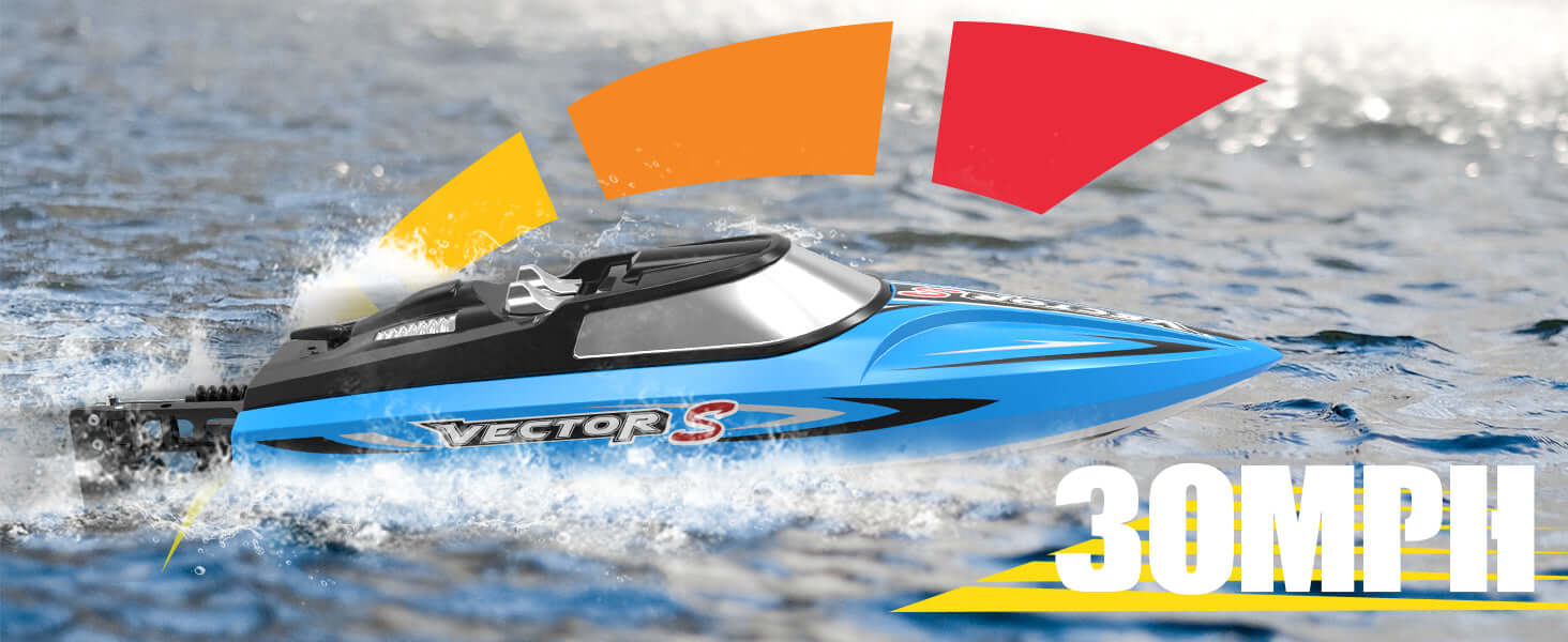 VectorS 30MPH Brushless RC Boat | VOLANTEXRC | KIDS TOY LOVER