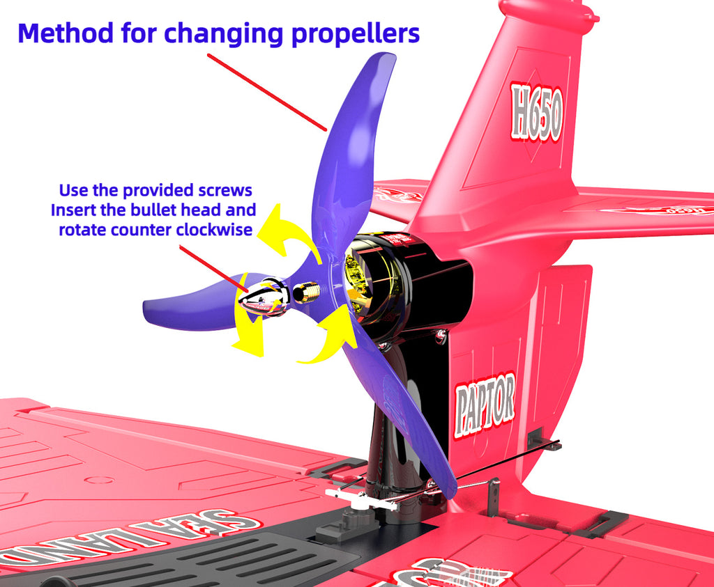 XiaXiu raptor h650 changing propeller | Kids Toy Lover