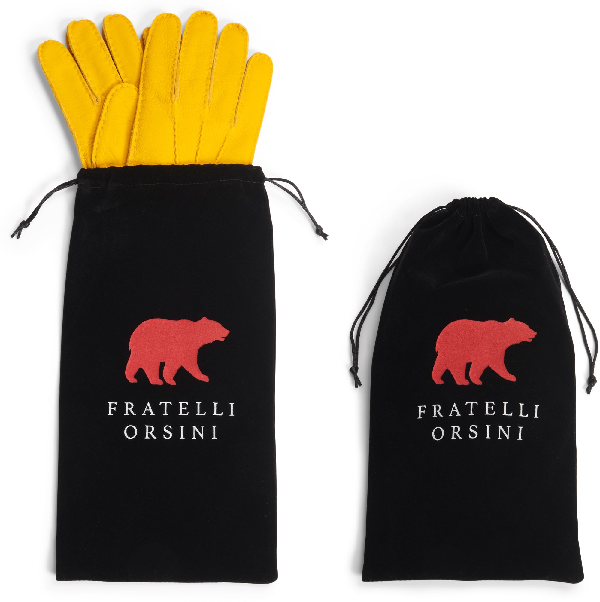 Lederhandschuhe – in Damen Handgefertigt Italien - Fratelli Lammwoll-Futter Orsini®