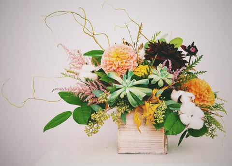 Floral Arrangement in Box
