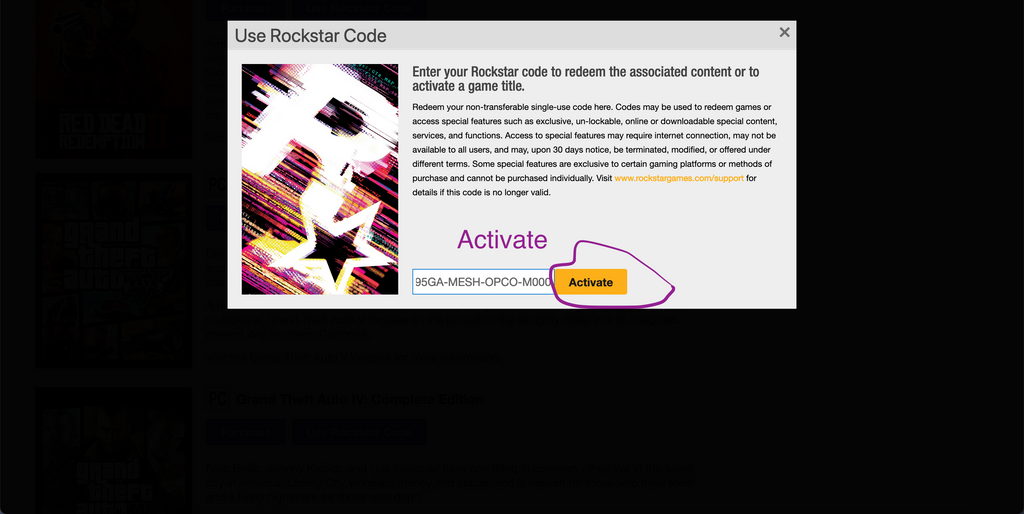 Rockstar Games - Activate Key - 95gameshop.com