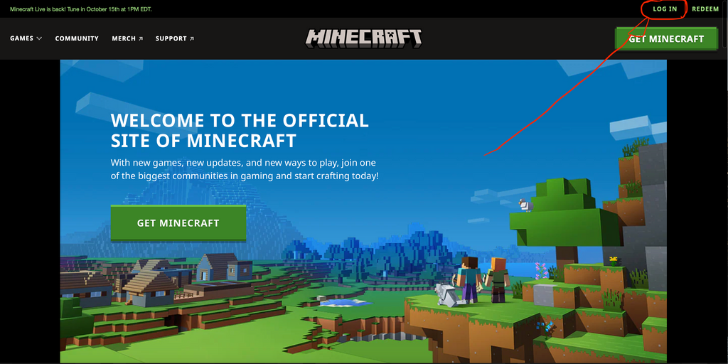 Minecraft - Activation Guide.  Step 2 | 95gameshop