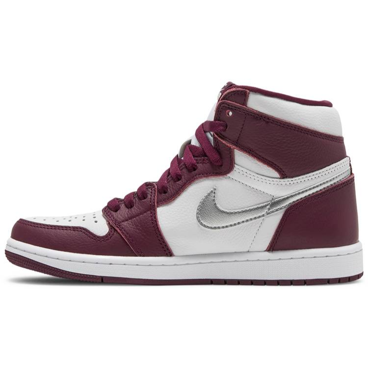 burgandy jordan 1s