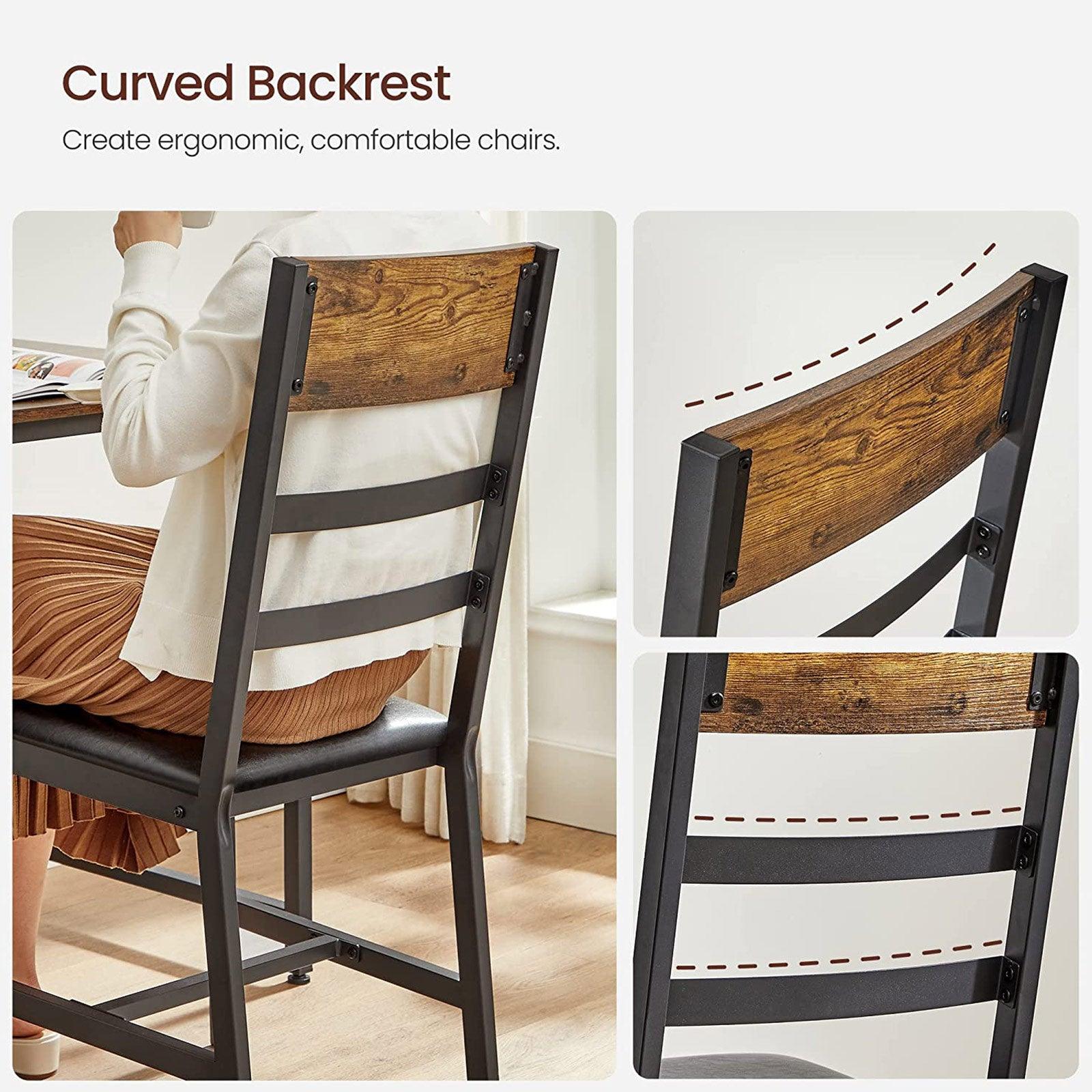 upholstered backrest