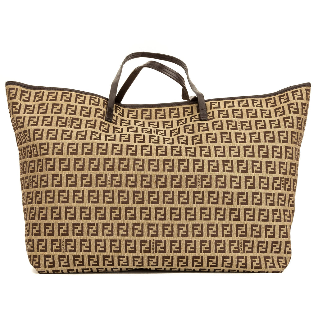 fendi zucchino shopping tote