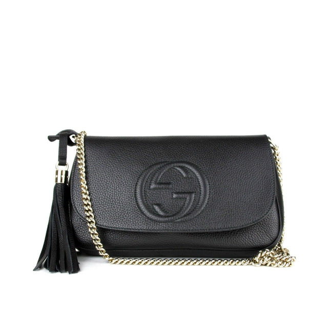 Gucci Soho Disco GG Black Tassel Chain Crossbody Bag 536224 – ZAK BAGS ©️ |  Luxury Bags