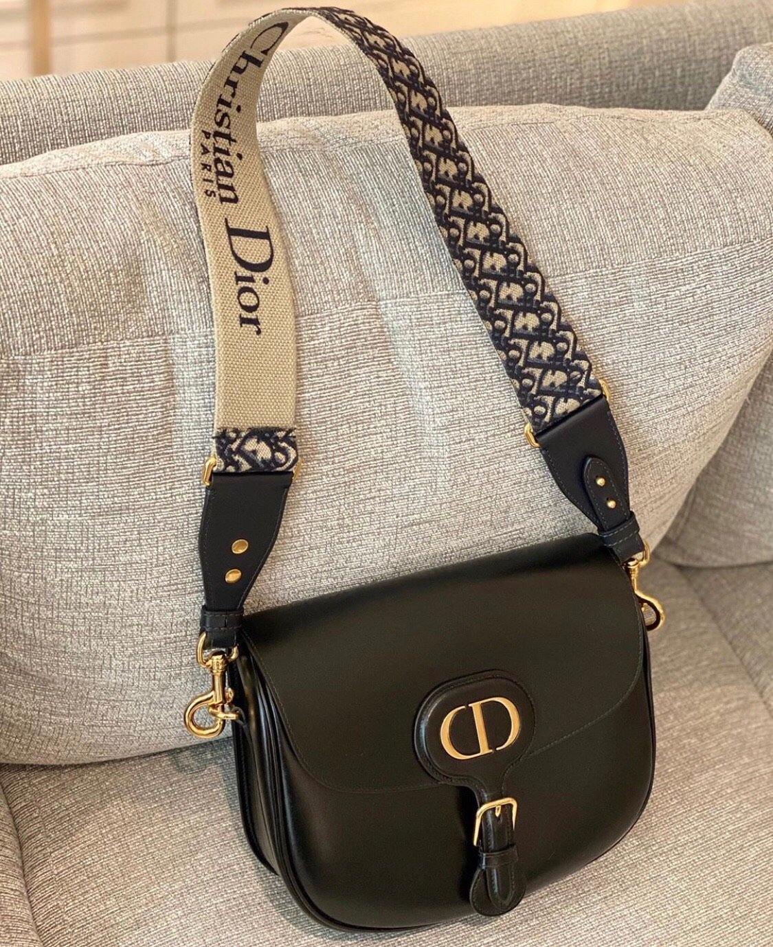Sydney Luxe Online  Large Dior Bobby Bag in Warm Taupe Box Calfskin  Please note that the large ones comes with the Blue Dior Oblique  Embroidered Shoulder Strap winwin diorbobby sydneyluxeonline   Facebook