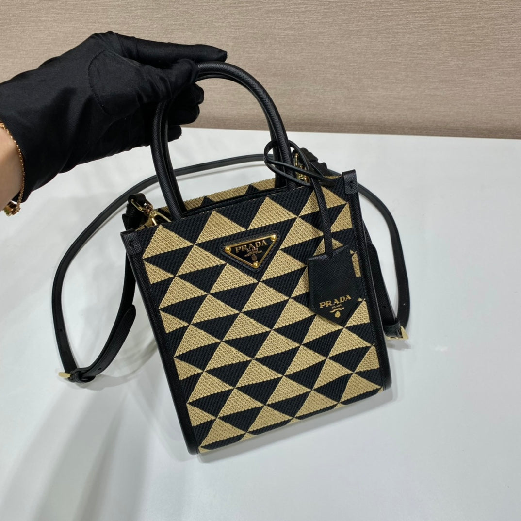 prada symbole jacquard bag