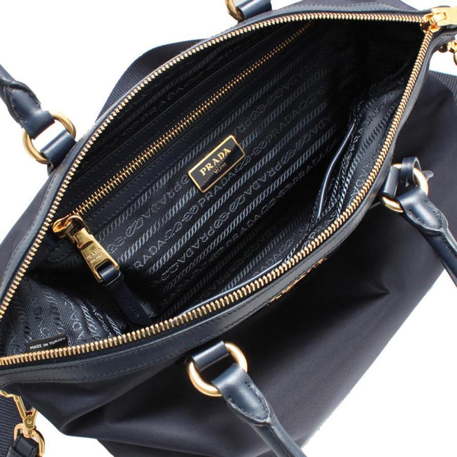 Prada Black Tessuto Nylon Leather Two-Way Satchel Handbag 1BA104 – ZAK BAGS  ©️ | Luxury Bags