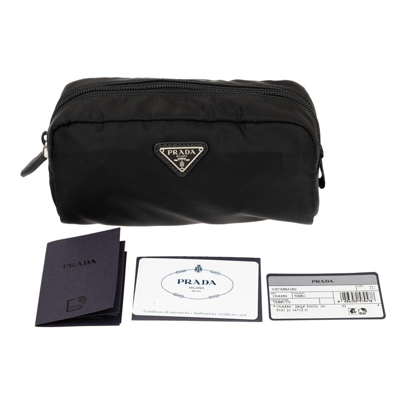 Prada Tessuto Nylon Black Cosmetic Case Necessaire Bag 1NA350 – ZAK BAGS ©️  | Luxury Bags