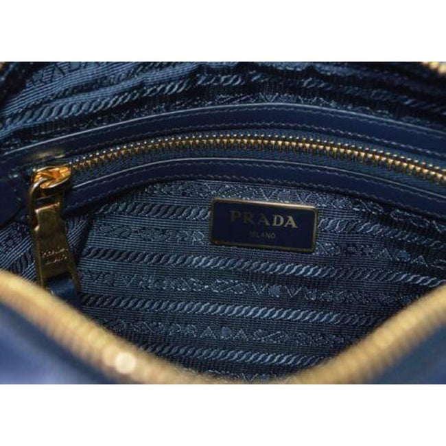 Prada Tessuto Nylon Blue Zip Calf Leather Cross Body Bag 1BH046 – ZAK BAGS  ©️ | Luxury Bags