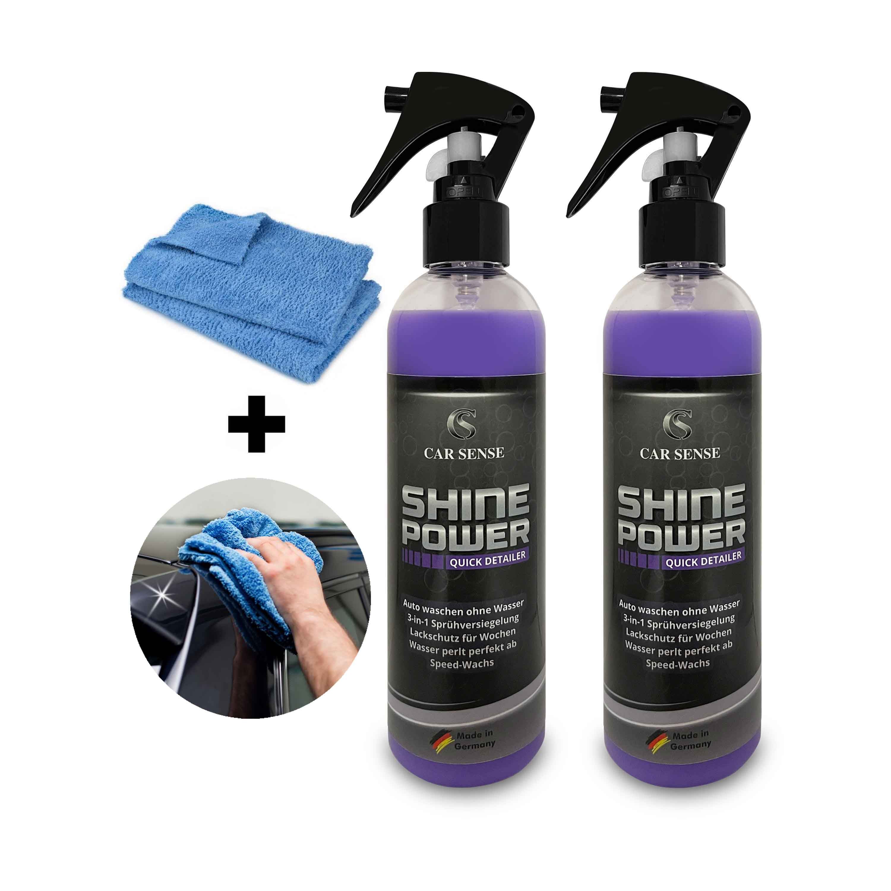 Shine Power Quick Detailer 2er Set – Car Sense Autopflege