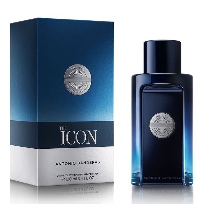 Banderas icon elixir. Антонио Бандерас духи Айкон. Antonio Banderas the icon мужская. Антонио Бандерас икон черный. Фрагрантика Антонио Бандерас Айкон.