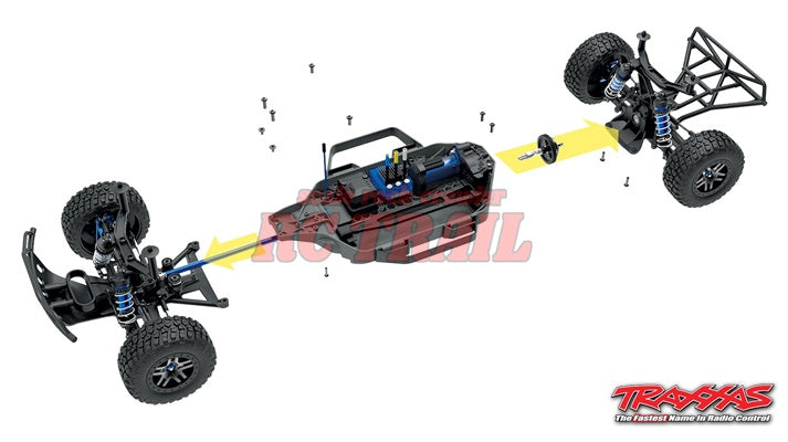 トラクサス スラッシュ 4x4 VXL アルティメット RTR オレンジ Slash